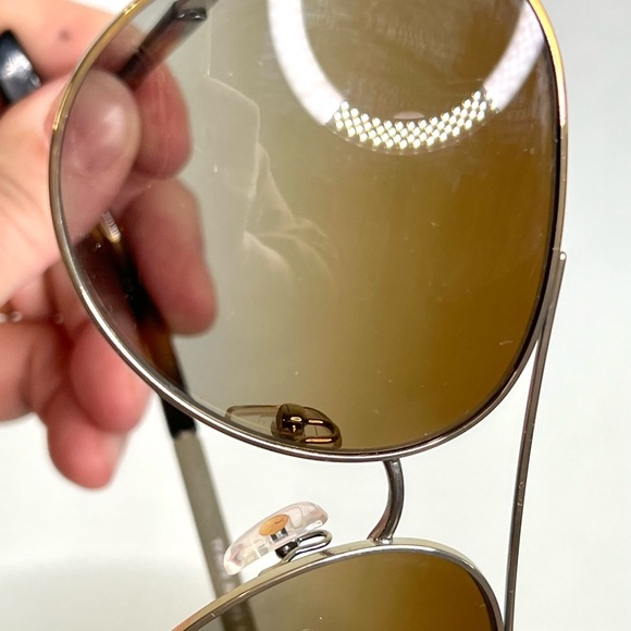 TORY BURCH AVIATOR STYLE METAL FRAME SUNGLASSES main image 9